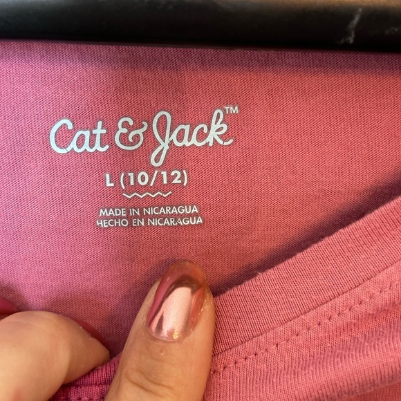 Girls Unicorn Long Sleeve Kids Shirt - Purple. Sz L​ - Picture 2 of 2